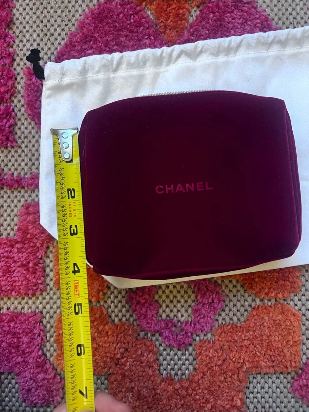 CHANEL velvet cosmetic